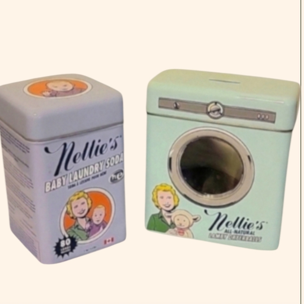 2~ Nellie's All Natural Baby Laundry‎ Containers, Storage For Pods Whimsical